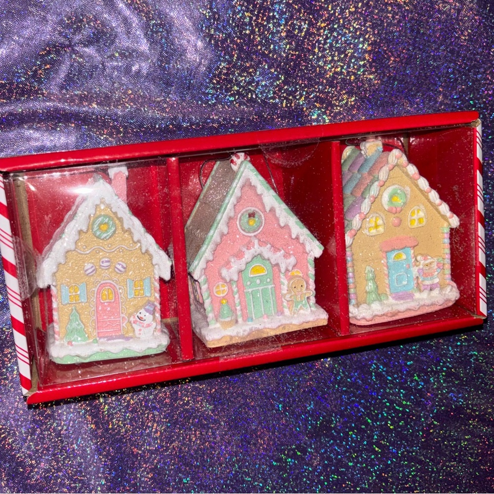 Gingerbread House Christmas Ornaments